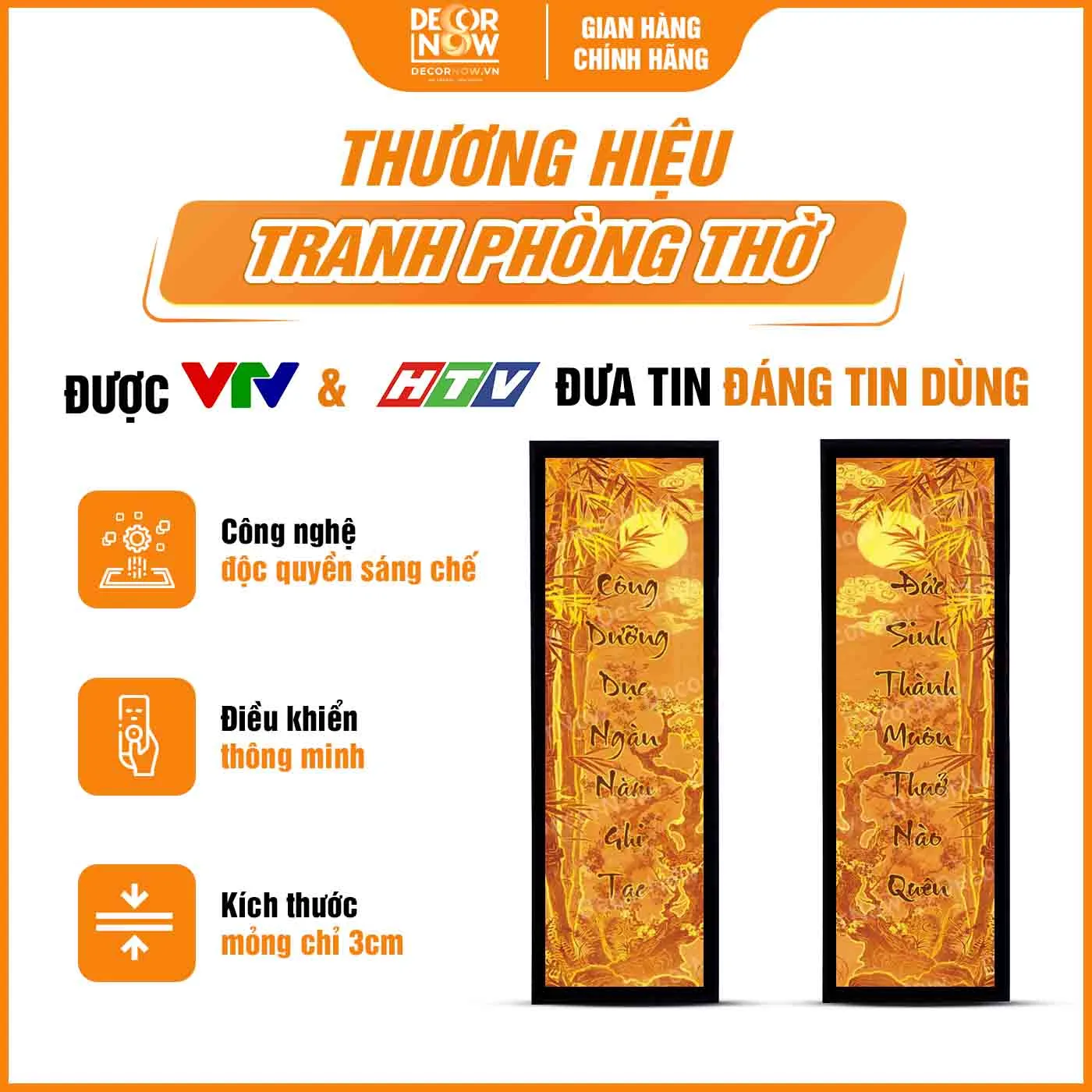 Tranh Trúc Chỉ In Đối Bộ Đối Đức Sinh Thành Muôn Thuở Nào Quên DecorNow TC500 16 Giới thiệu chung tranh trúc chỉ bộ đối Đức Sinh Thành Muôn Thuở Nào Quên DecorNow TC500