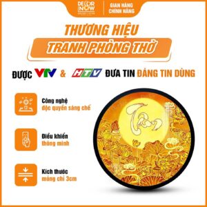 Giới thiệu chung về tranh trúc chỉ tròn chữ Tâm hoa sen TC527