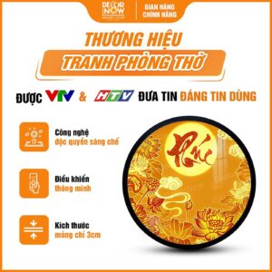 Giới thiệu chung về tranh trúc chỉ tròn chữ Phúc màu đỏ TC487