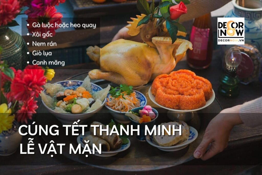 Lễ Vật Mặn Cúng Tết Thanh Minh