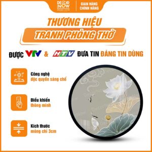 Giới thiệu chung về tranh trúc chỉ tròn hoa sen và song ngư TC492