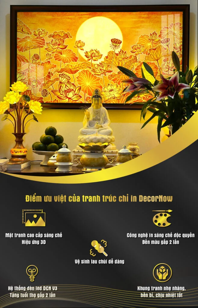Điểm ưu việt của tranh trúc chỉ in DecorNow