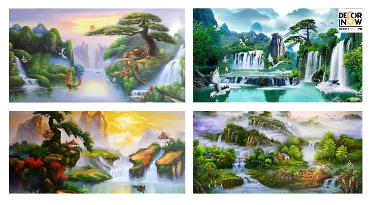 Tranh phong thủy cho người mệnh thủy giúp thu hút tài lộc, vượng khí 1 Tranh phong thủy cho người mệnh thủy giúp thu hút tài lộc, vượng khí