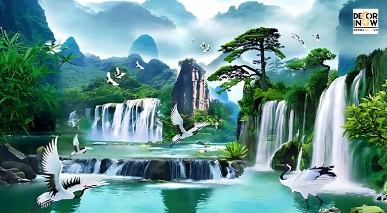 Tranh phong thủy cho người mệnh thủy giúp thu hút tài lộc, vượng khí 2 Tranh phong thủy cho người mệnh thủy