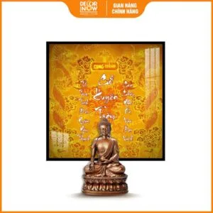 Tranh Trúc Chỉ In Vuông Chữ Cổ Huyền Trăm Họ TC532