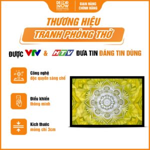 Thương hiệu tranh trúc chỉ in ngang Mandala mã TC545