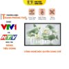 Tranh Đèn Hiện Đại In Ngang Hoa Sen Trắng LáDECORNOW DCN-HD806