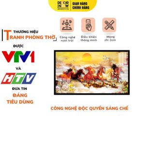 Tranh Đèn Hiện Đại In Ngang Mã Đáo Thành Công DECORNOW DCN-HD98