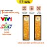 Tranh Trúc Chỉ In Đối Chữ Tâm Đức DECORNOW DCN-TC563