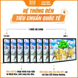 he thong den tranh den hien dai in ngang ma dao va cau doi hd813 tai decornow