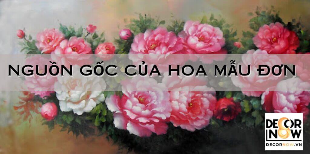 Nguồn gốc hoa mẫu đơn