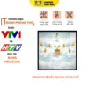 Tranh Hiện Đại In Vuông Họa Tiết Mây Trời Quan Âm DECORNOW DCN-HD816