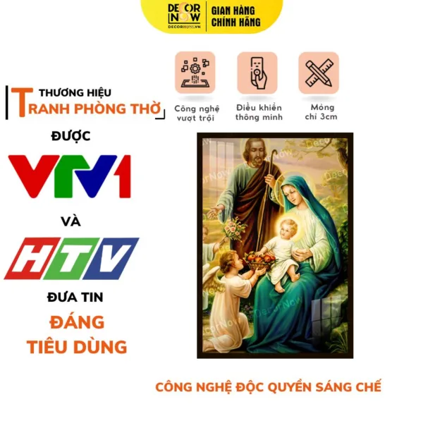 Tranh Công Giáo Chúa Trời DECORNOW DCN- HD92