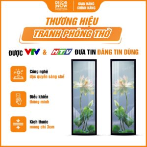 Giới thiệu chung về tranh hoằng pháp đối Sen Trắng Tinh Khôi HD846