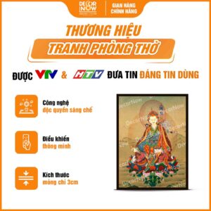 Giới thiệu chung về tranh Phật giáo đứng đức Liên Hoa Sinh DecorNow HD865