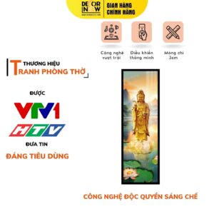 Tranh Hoằng Pháp Đứng Quan Âm Bồ Tát DecorNow HD855