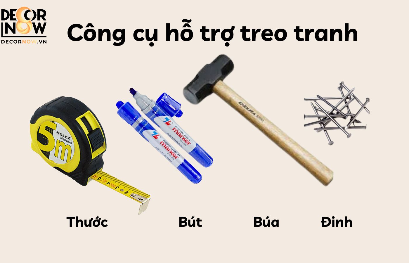 Công cụ hỗ trợ treo tranh trúc chỉ