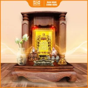 Bài Vị Thần Tài Thổ Địa 3D Siêu Mỏng Tiếng Hán Nền Vàng DecorNow TC211 11 Bàn thờ bài vị 3D siêu mỏng Thần Tài Thổ Địa Tiếng Hán Nền Vàng DecorNow TC211