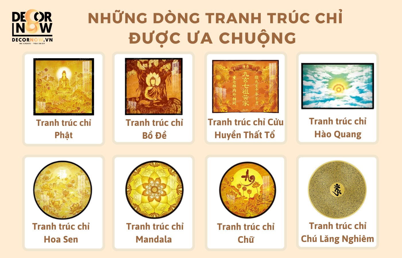 Các mẫu tranh trúc chỉ được ưa chuộng hiện nay