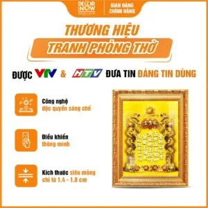 Bài Vị Thần Tài Thổ Địa 3D Siêu Mỏng Tiếng Hán Nền Vàng DecorNow TC211 12 Giới thiệu chung về bài vị Thần Tài Thổ Địa Tiếng Hán Nền Vàng DecorNow TC211