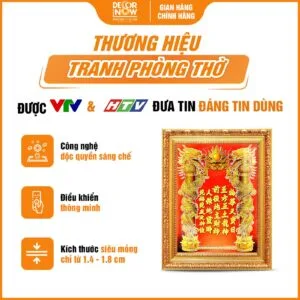 Giới thiệu chung về bài vị Thần Tài Thổ Địa 3D siêu mỏng chữ hán nền đỏ TC461
