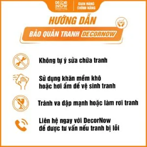Lưu ý bảo quản và sử dụng các sản phẩm tranh hoằng pháp tại DecorNow