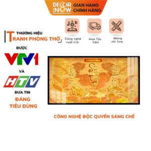 Tranh hoằng pháp thư pháp chữ Cửu Huyền Thất Tổ TC333