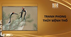 Tranh phong thủy mệnh thổ thu hút vượng khi