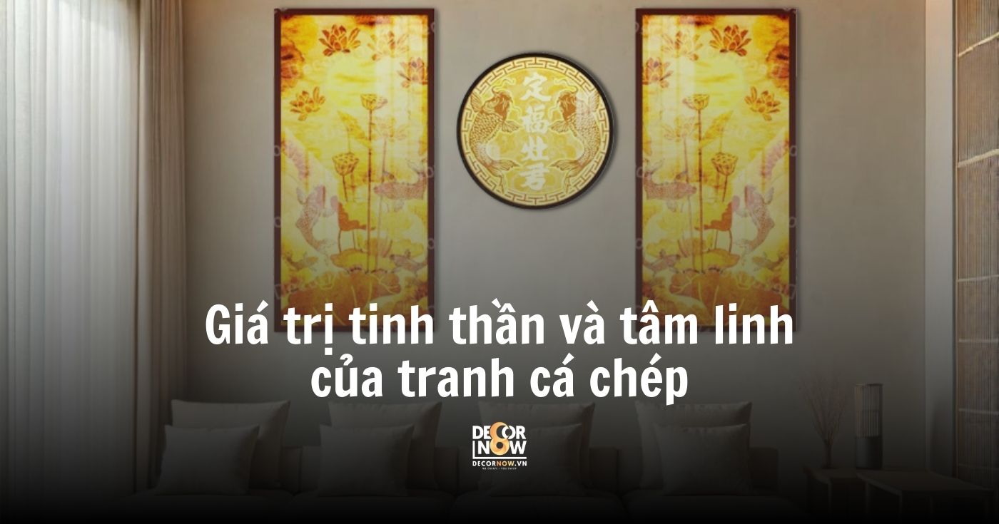Giá trị tinh thần và tâm linh của tranh cá chép