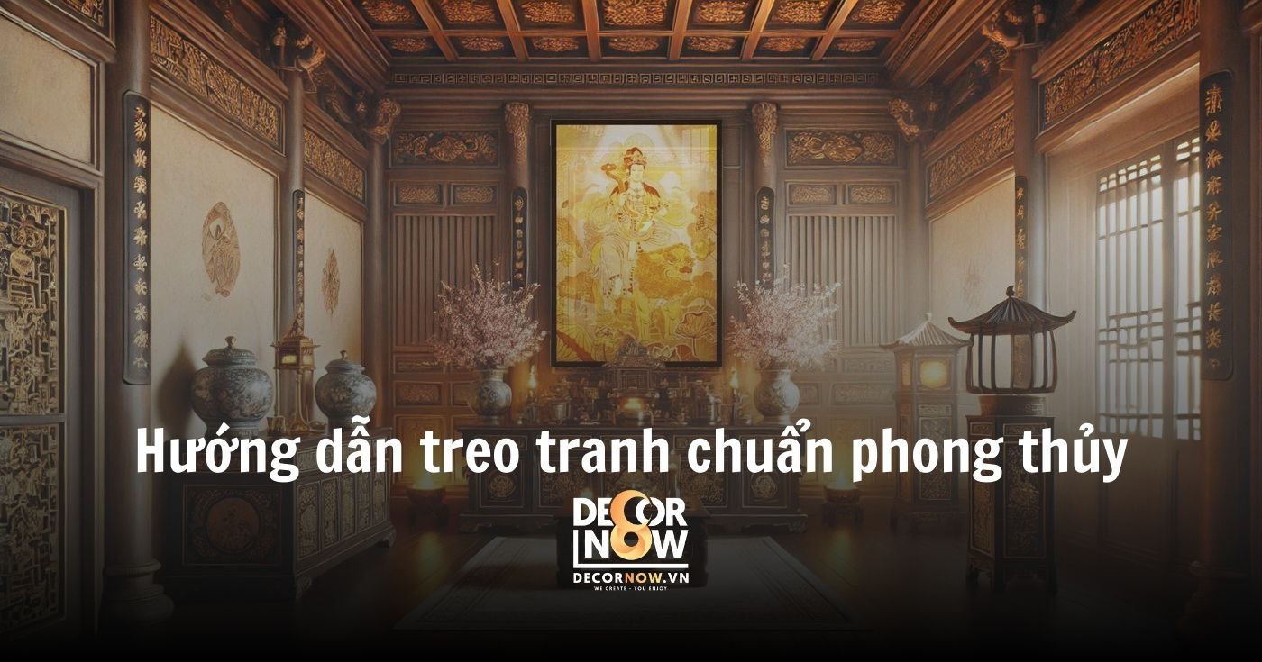 Bí quyết chọn tranh Phật A Di Đà chuẩn phong thủy cho bàn thờ hiện đại 11 Hướng dẫn treo tranh chuẩn phong thủy