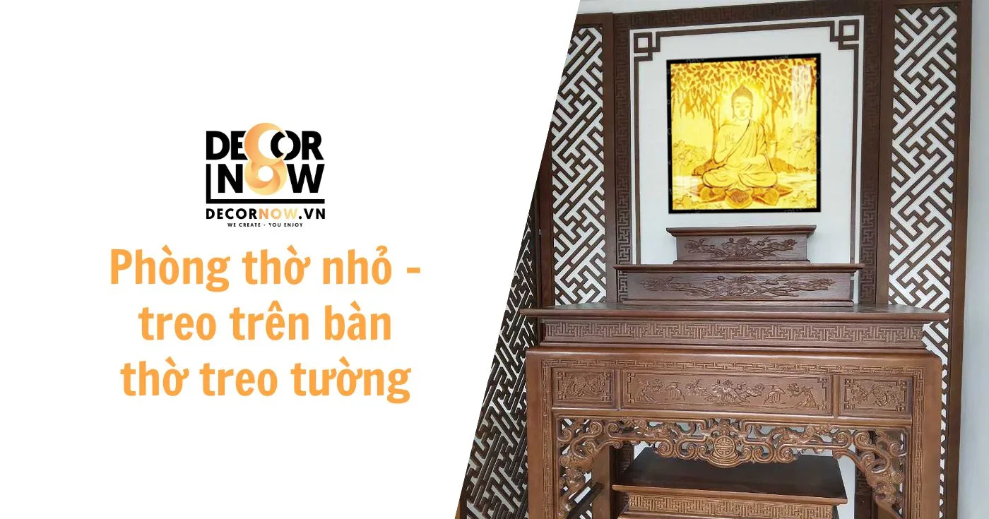 Phong tho nho – treo tren ban tho treo tuong