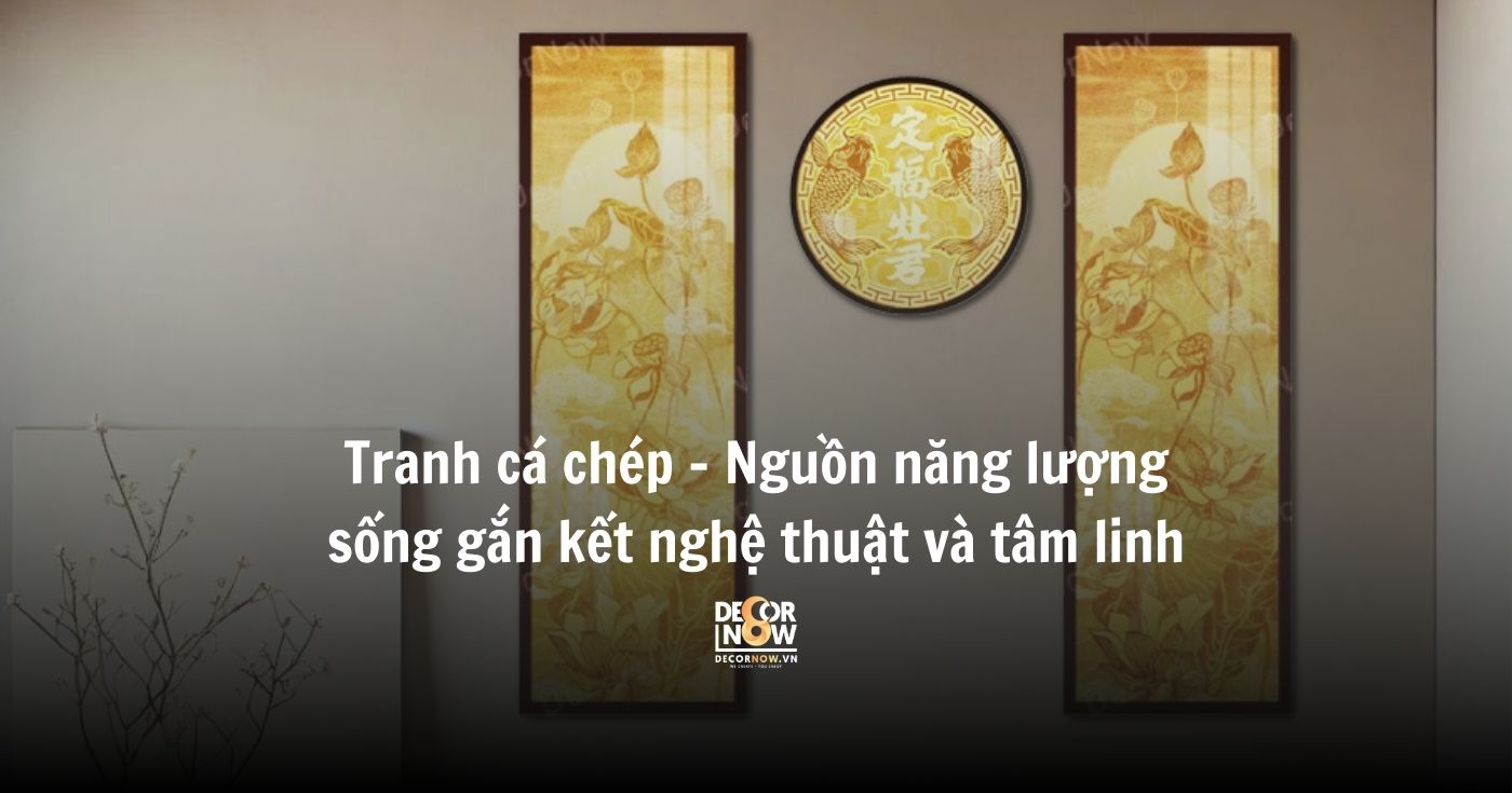 Tranh cá chép – Nguồn năng lượng sống gắn kết nghệ thuật và tâm linh 14 Tranh cá chép-Nguồn năng lượng tích cực cho không gian sống