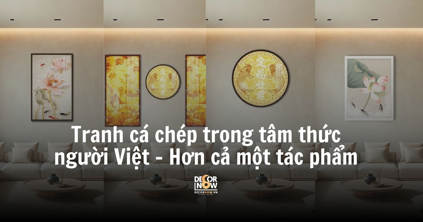 Giá trị tinh thần và tâm linh của tranh cá chép 6 Tranh ca chep trong tam thuc nguoi Viet – Hon ca mot tac pham