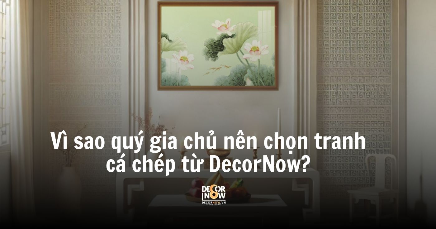 Giá trị tinh thần và tâm linh của tranh cá chép 8 Vi sao quy gia chu nen chon tranh ca chep tu DecorNow 2