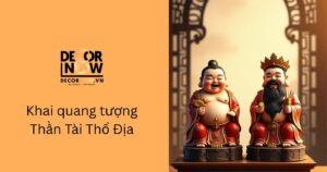 Khai quang tượng thần tài thổ địa