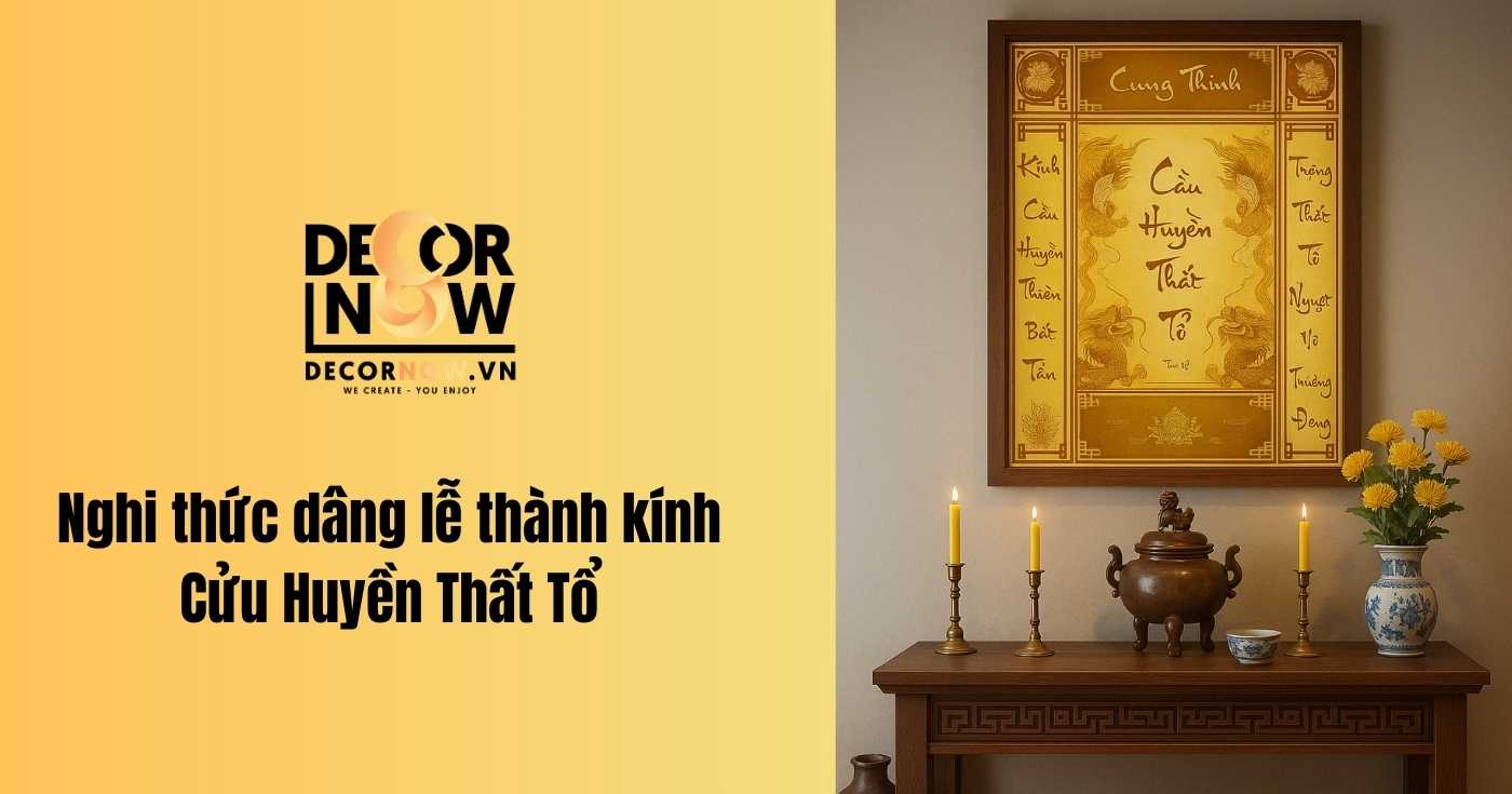 Tất tần tật về Cửu Huyền Thất Tổ: Ý nghĩa, nguồn gốc và giá trị tâm linh 12 Nghi thức dâng lễ thành kình cửu huyền thất tổ