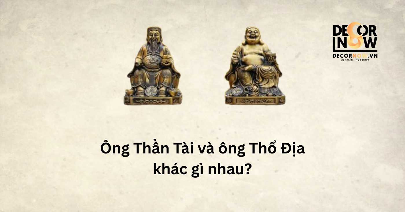 Ý nghĩa những dòng chữ Hán trên bài vị thần tài thổ địa 9 Thần Tài và Thổ Địa khác gì nhau