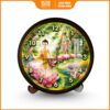 Đồng hồ Phật Giáo Đức Phật Đản Sanh Bảy Bước Sen