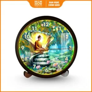 Đồng hồ Phật Giáo Phật Tâm Quy Phục Hào Quang Khai Ngộ