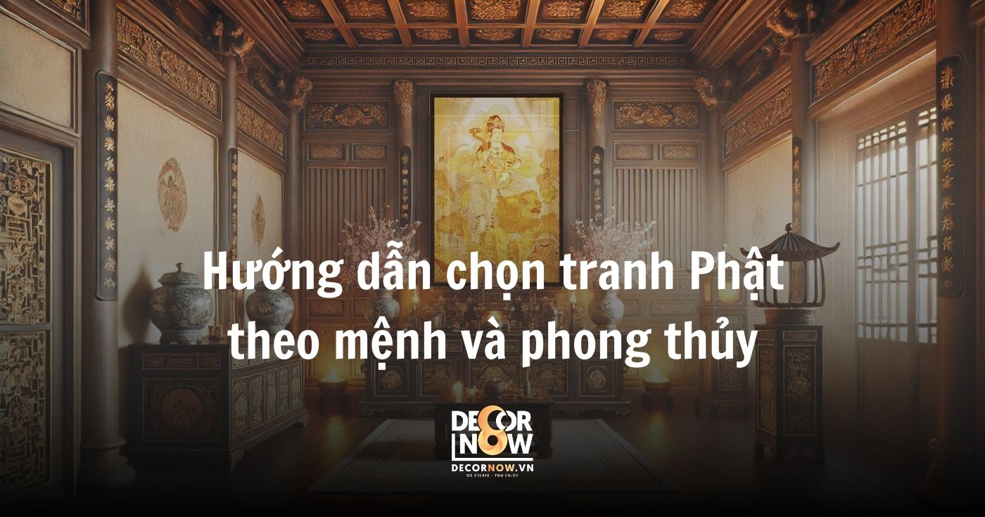 Tranh Phật giáo và Ngũ hành: Ứng dụng trong chọn tranh Phật hợp mệnh 7 Hướng dẫn chọn tranh Phật theo mệnh và phong thủy