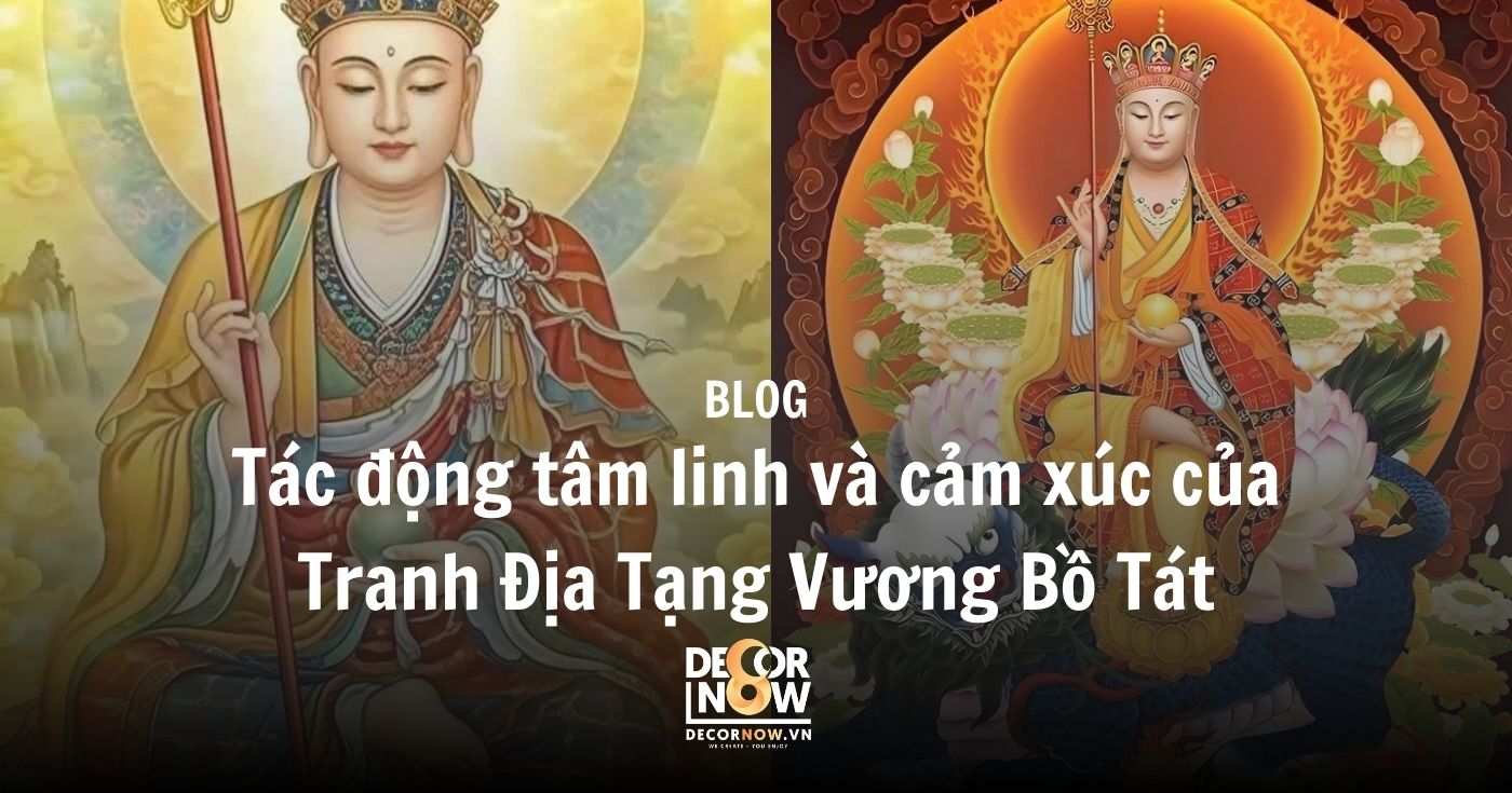 Tác động tâm linh và cảm xúc của Tranh Địa Tạng Vương Bồ Tát