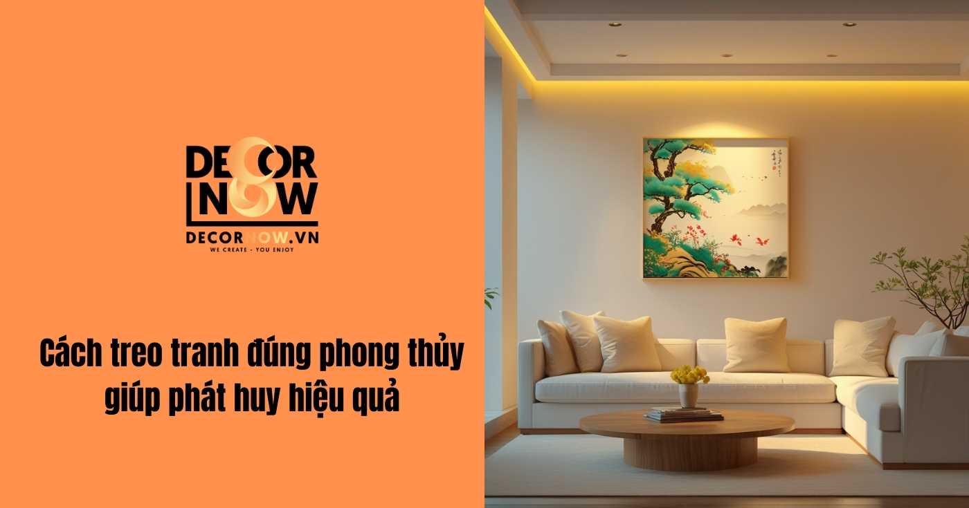 Cách chọn tranh phong thủy hợp tuổi Kỷ Mùi 1979 giúp tăng may mắn và tài lộc 9 Cách treo tranh để đạt hiệu quả phong thủy