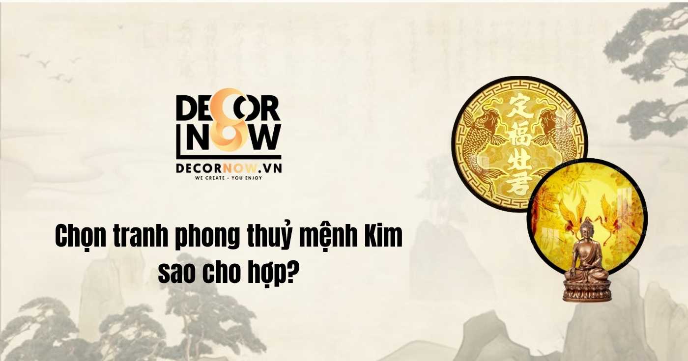 Chọn tranh phong thuỷ mệnh Kim sao cho hợp? Gợi ý theo màu và chất liệu 5 Chọn tranh phong thuỷ mệnh Kim sao cho hợp?