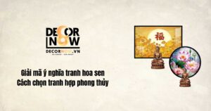 Giải mã ý nghĩa tranh hoa sen